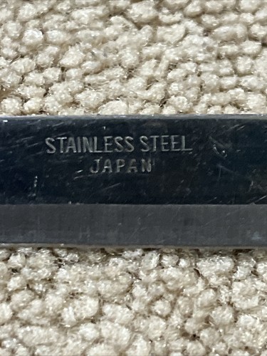 LOT OF 12 MADE IN JAPAN Stainless Dinner / Steak & Paring Knives w/ Wood Handles - Picture 12 of 24