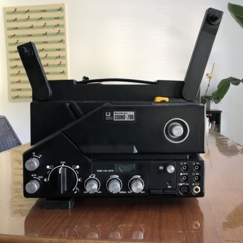 Sankyo XL-600S Super 8 Sound Movie Camera + Mic and Sankyo XL-600S Super 8 Sound Movie Camera + Mic and
