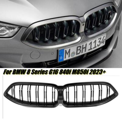 For BMW 8 Series G16 840i M850i 23+ Dry Carbon DOUBLE SLATS