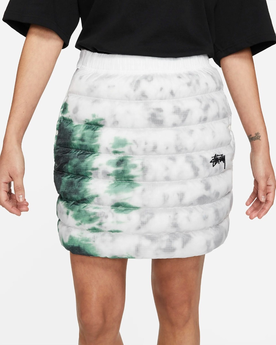 【Stussy】 NIKE Insultd Skirt White Gorge Green - Asia Nike x Stüssy Insulated Skirt, White/Gorge Green - DC1088