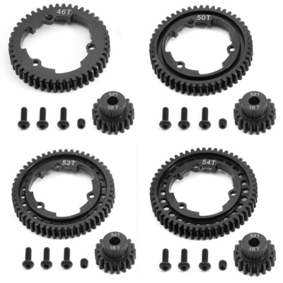 Hardened Steel 46T 50T 52T 54T M1 Spur Gear for Traxxas Maxx 1/10 E-REVO 2.0 VXL