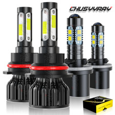 For Ford Mustang 1994-2004 6000K LED Headlight High Low Fog Light Bulbs Combo