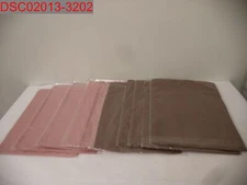 Women's Pink & Brown w/Metallic Fiber 10 Pack Turkish Scarf Shawl Wrap, One Size