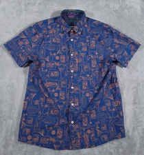 William Murray Shirt Titos Vodka Mens Medium Performance Button Down Casual Golf