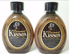 2 Ed Hardy Coconut Kisses Accelerator Indoor Tanning Bed Lotion 
