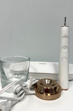 Philips Sonicare DiamondClean White Rose Gold Toothbrush Charging Glass Travel C