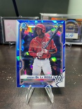 2021 Bowman Chrome Sapphire Jeremy De La Rosa 1st Bowman BCP-25