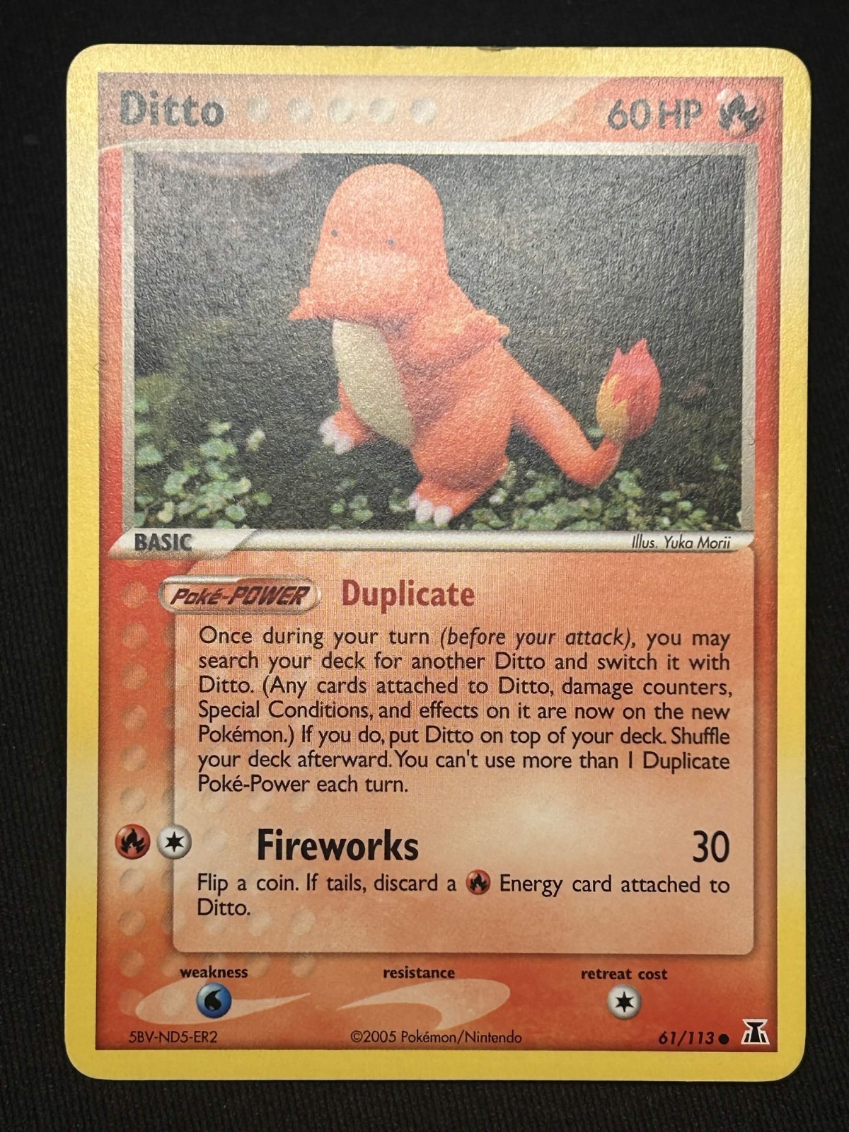 Ditto - (Charmander) 061/113 EX Delta Species Regular