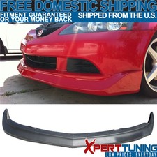 Fits 05-06 Acura Rsx Dc5 Mugen Type Unpainted Black Front Bumper Lip Spoiler Pu