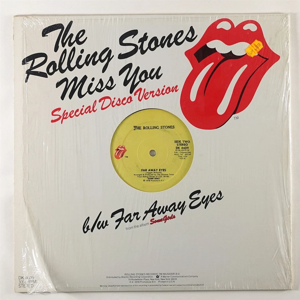 Rolling Stones "Miss You" 12" Rolling Stones HEAR - Image 2 of 2