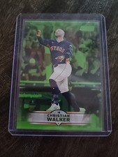 2025 Topps Stadium Club - Christian Walker #29 Lime Green Parallel Astros