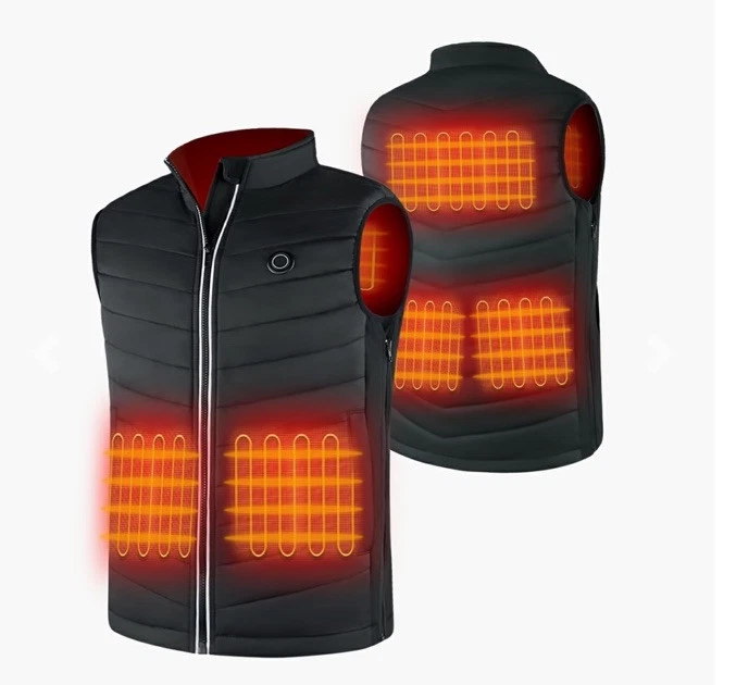 Heated Vest Warm Winter Warm Electric USB Jacket Men Women Heating XL