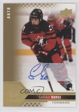 2022 Upper Deck Team Canada Juniors Women's WC Signatures Sarah Nurse Auto 2d8