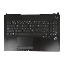 Black Palmrest Backlit Keyboard Touchpad For Asus Rog G750 G750J 772-12R33-528