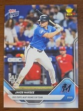 2025 Topps Now Rookie Cup - Jakob Marsee #RC-8 (RC) Miami Marlins