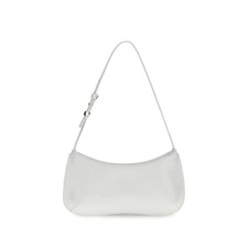 Jacquemus White Calf Leather Bos Taurus Shoulder Bag