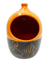 HANSTAN AUSTRALIA RETRO POTTERY STUDIO CORK LIDDED SALT PIG POT CANISTER