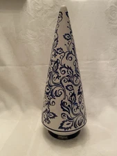 MIKASA Blue & White Chinoiserie CERAMIC CHRISTMAS TREE Original Tag