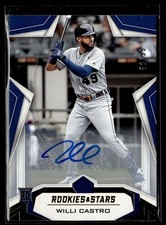 2020 CHRONICLES GOLD ROOKIES STARS /99 AUTO WILLI CASTRO TIGERS