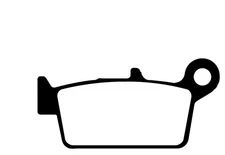 Brake pads brake pads EBC FA131R sintered metal for Honda CR 125 R manufactured 1996-2001