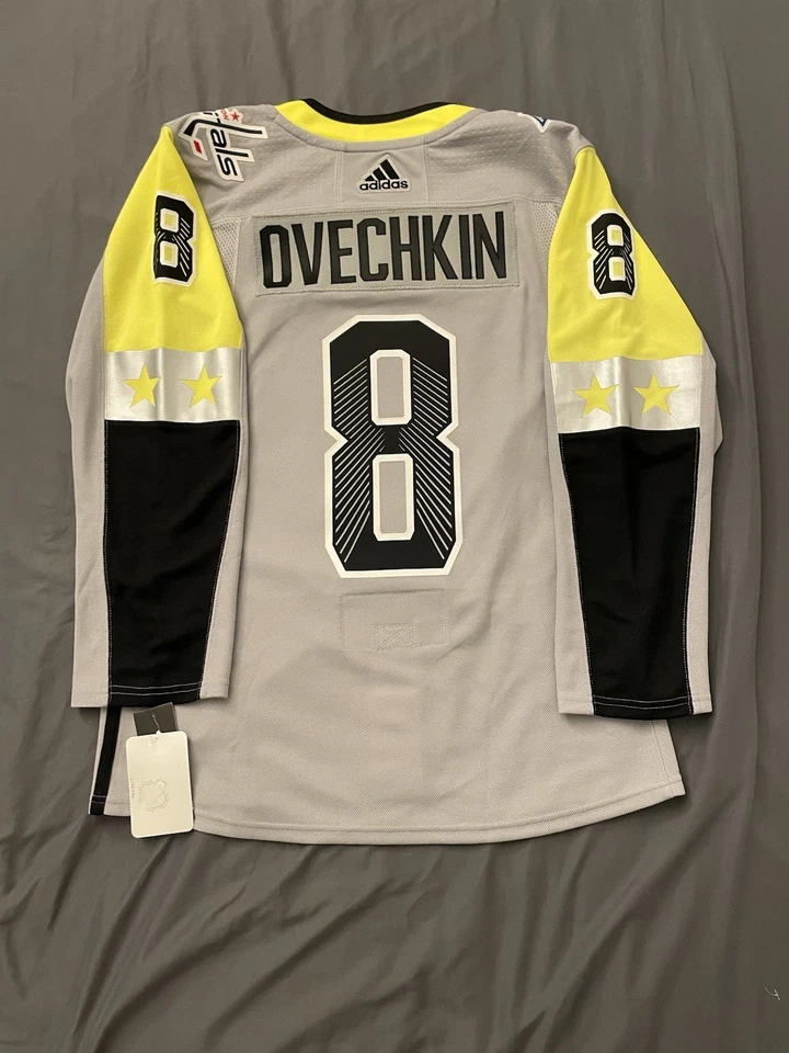 Camiseta auténtica Alex Ovechkin 2018 NHL ALL-STAR METRO DIVISION NUEVA CON ETIQUETAS TALLA 46 Foto 2 de 4