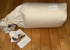 NWT Avocado Green Organic Cotton Twin XL Sheet Set Natural 400TC Carry Bag