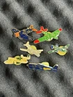 WWII U.S. MILITARY AIRCRAFT HAT LAPEL PINS PROP PLANES AIRPLANE WW2 X6
