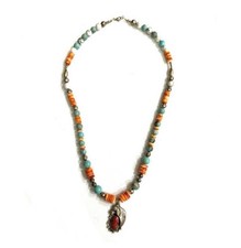 Signed - Darlene Begay, Navajo. “Sweet Tea Jewelry Collection” Beaded Necklace