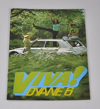 Viva! Dyane 6 ( Citroën ) , catalogue, sales, brochure, prospekt
