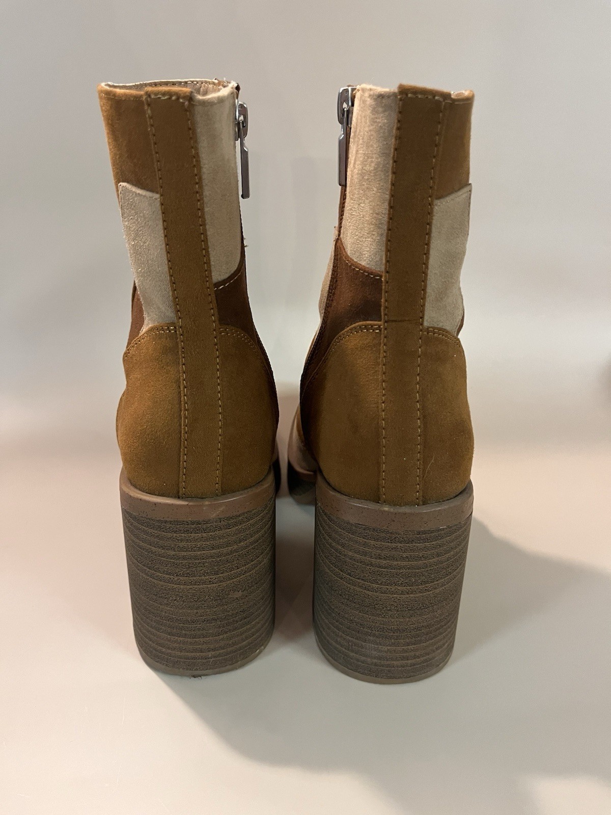 Universal Thread Retro Chunky Suede Patchwork Boo… - image 4