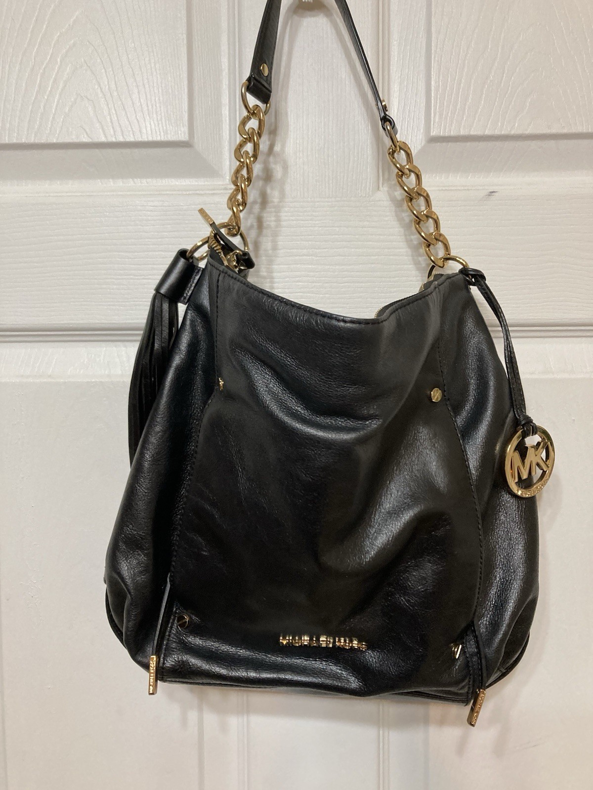 Michael Kors Black Leather Handbag