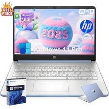 HP Laptop 14 in HD, 4 Core Intel N150 Processor UpTo 16GB RAM 384GB UFS Win Pro