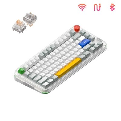 Nuphy Kick75 Hybrid-Profile Mechanische Tastatur QWERTY High / NuPhyIO / Blush