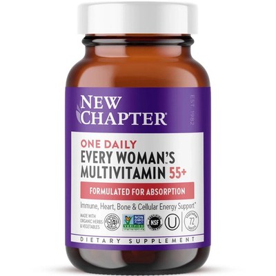 New Chapter Every Woman s One Daily 55+ Multivitamin 72 Count