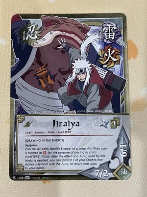 Naruto CCG, Jiraiya, 1068, 1st Edition, LP | eBay