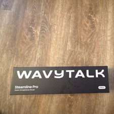 WAVYTALK Steamline Pro Steam Straightener Brush Hair Styling Iron, Black