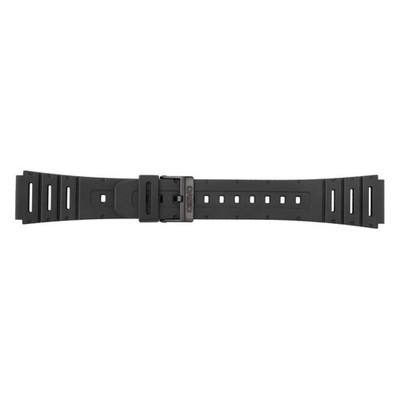 Casio 20mm black rubber strap CA-53W-1, CA-53WF-1B, CA-61W-1UZ, CA-61W-1Z