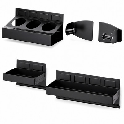 Magnet Werkzeugkasten Ablage Set Werkzeugkiste Seitenregal Halter Lagerung Garage Werkstatt 4tlg