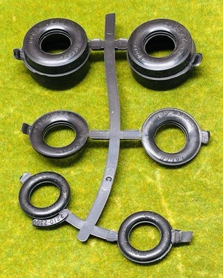 1/25 Dragster Funny Car Big & Little Tires Amt Mpc Revell Monogram Moebius