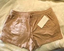 Athleta Farallon 4-inch inseam Women s shorts size 14 Mocha Drawstring Pockets