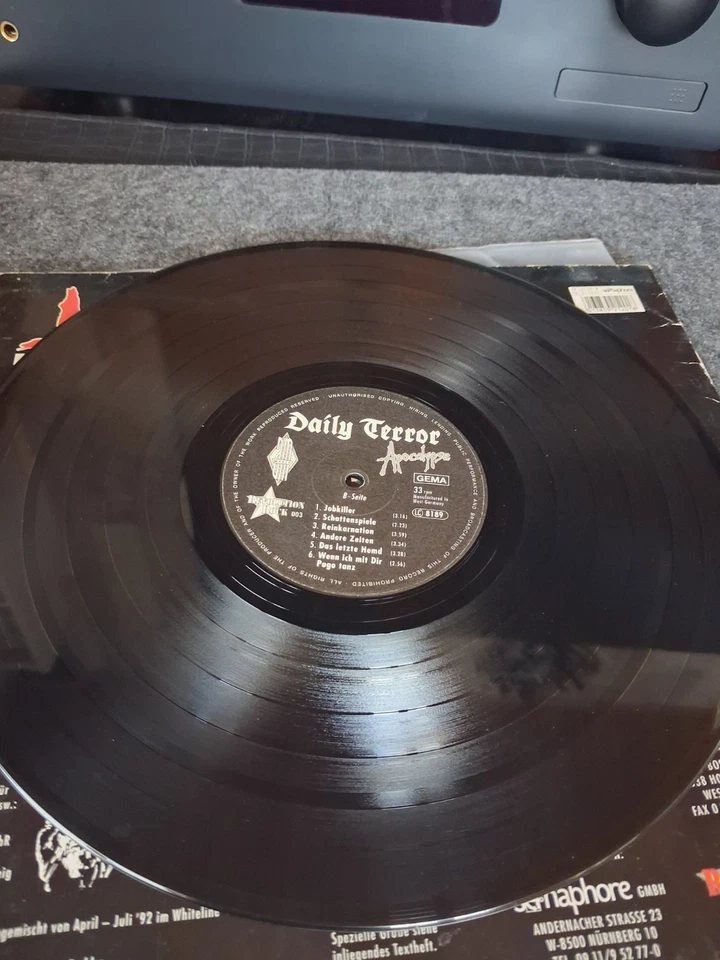 Daily Terror – Apocalypse original Press Vinyl A.M. Music – Revolution Rock - Bild 3 von 4