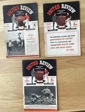 Manchester United v Huddersfield 1951/1952 + 1962/63 FA Cup + WBA 1961/62