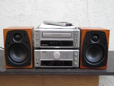 DENON UDRA M10 Hi-Fi Stereo Mini Receiver + DRR M10 Cassette Deck + Speakers