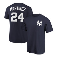 Tino Martinez T-Shirt New York Yankees Player Name and Number Soft Jersey Tee