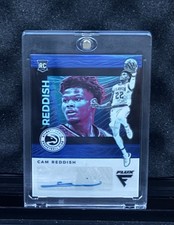 2019 Panini Cam Reddish Rc Rookie Flux Chronicles Auto Blue /25 Atlanta #FR-CRE