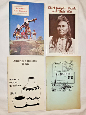 4 Asst Books on Native American Life, Art, etc PB