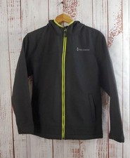 Free Country Jacket Boys Large Fleece Lined Hooded Full Zip Softshell