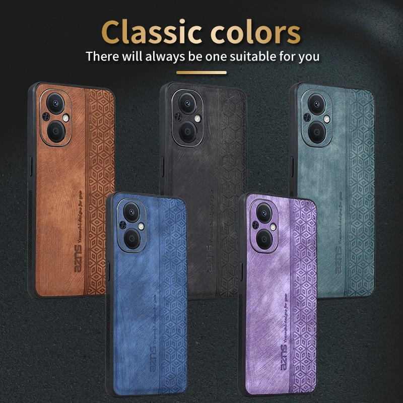 For OnePlus Nord N20 5G, Luxury Business Retro Leather Soft Rubber Case Cover - Image 3 of 4