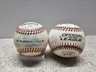 Autographed Baseball Lot Of 2 Gary Harrington Texas