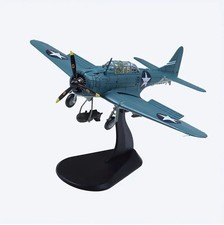 1:72 Douglas SBD Dauntless Dive Bomber WW2 Midway US Navy Aircraft Diecast Model